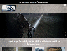 Tablet Screenshot of peakbeam.com